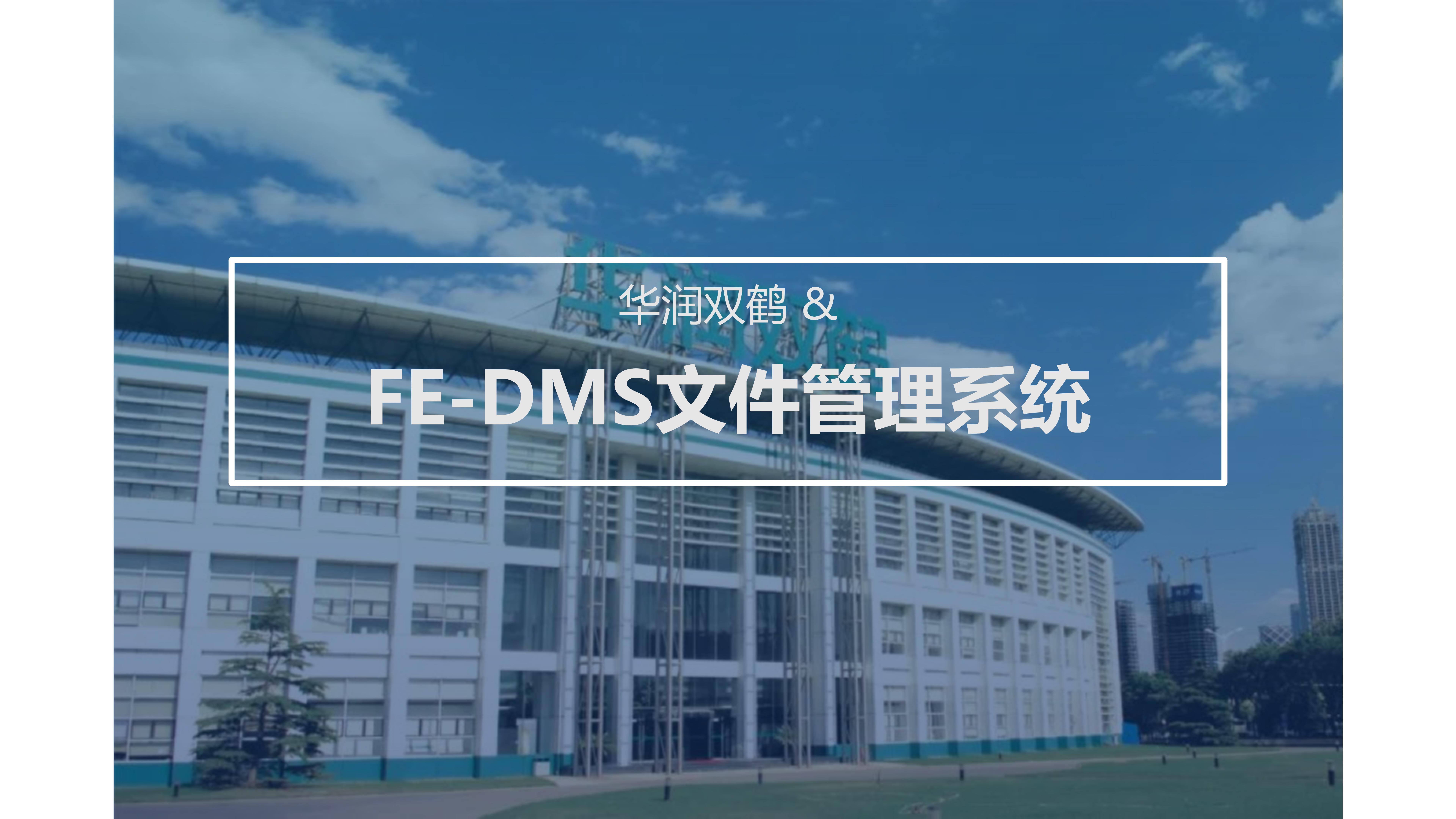 華潤雙鶴&FE-DMS文件管理系統(tǒng)